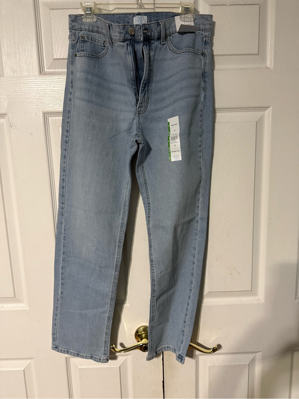 Time and Tru Light Blue Straight Leg Jeans